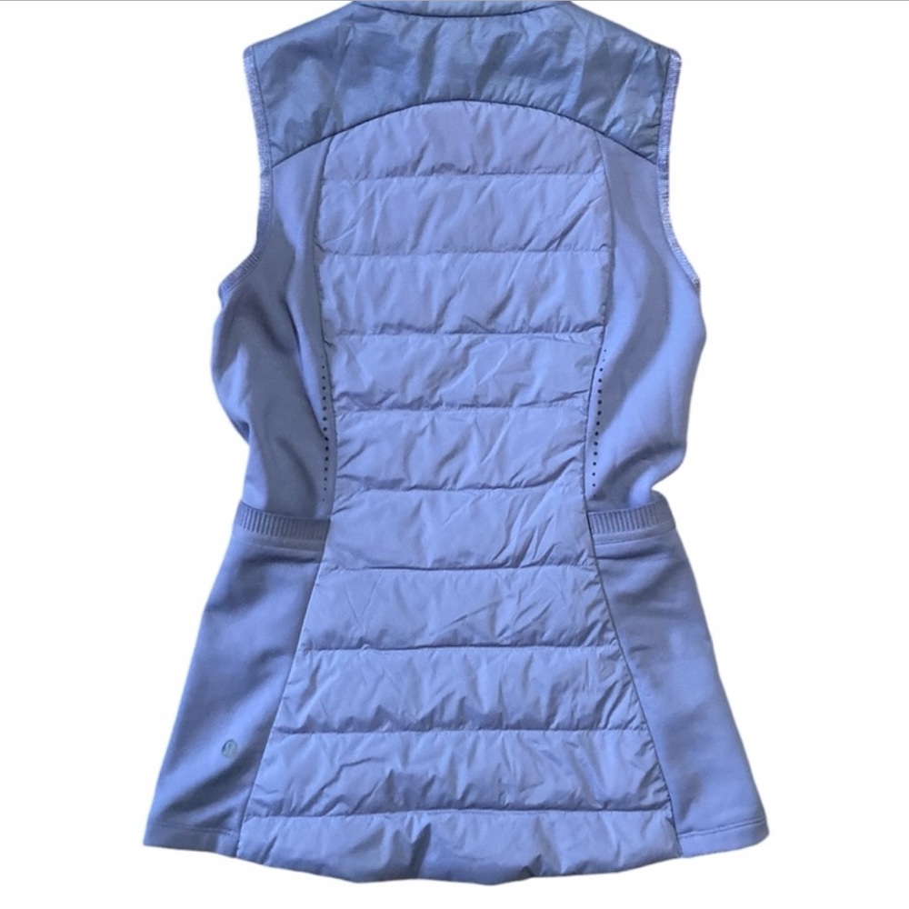 Lululemon Down For It All Puffer Vest Women’s size 2 Light Purple - Picture 7 of 8